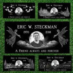 Collage Portrait Black Granite Single Grass-Level Headstone - Image 2