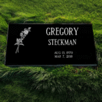 $199 Black Granite Headstone