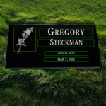 $199 Black Granite Headstone - Image 2