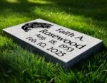 Grey Granite Headstone - Image 2