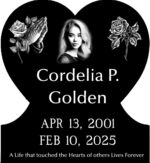 Beautiful Heart Headstone - Crafted With Love - Image 2