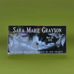 Collage Portrait Black Granite Single Grass-Level Headstone - Image 4